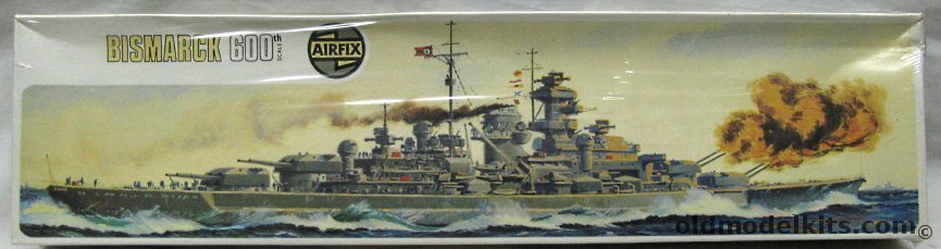 Airfix 1/600 Bismarck Battleship - T4 Issue, 04204-2 plastic model kit